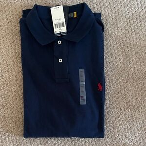 Ralph Lauren Dark Blue Polo with Red Emblem